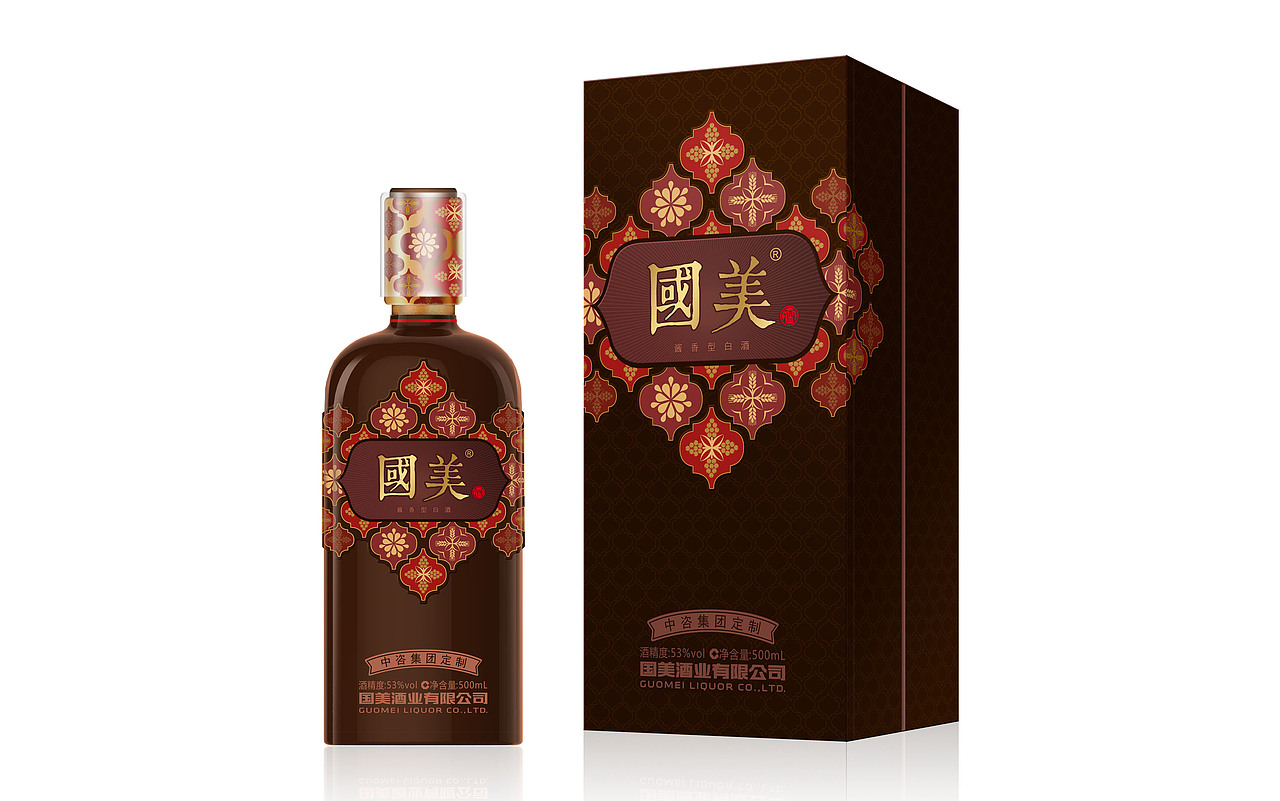 國美酒包裝設(shè)計（圖ZNDI1NzQ5NDA=） - 包裝 - 站酷設(shè)計師關(guān)東興_kwan原創(chuàng)素材 - 站酷ZCOOL