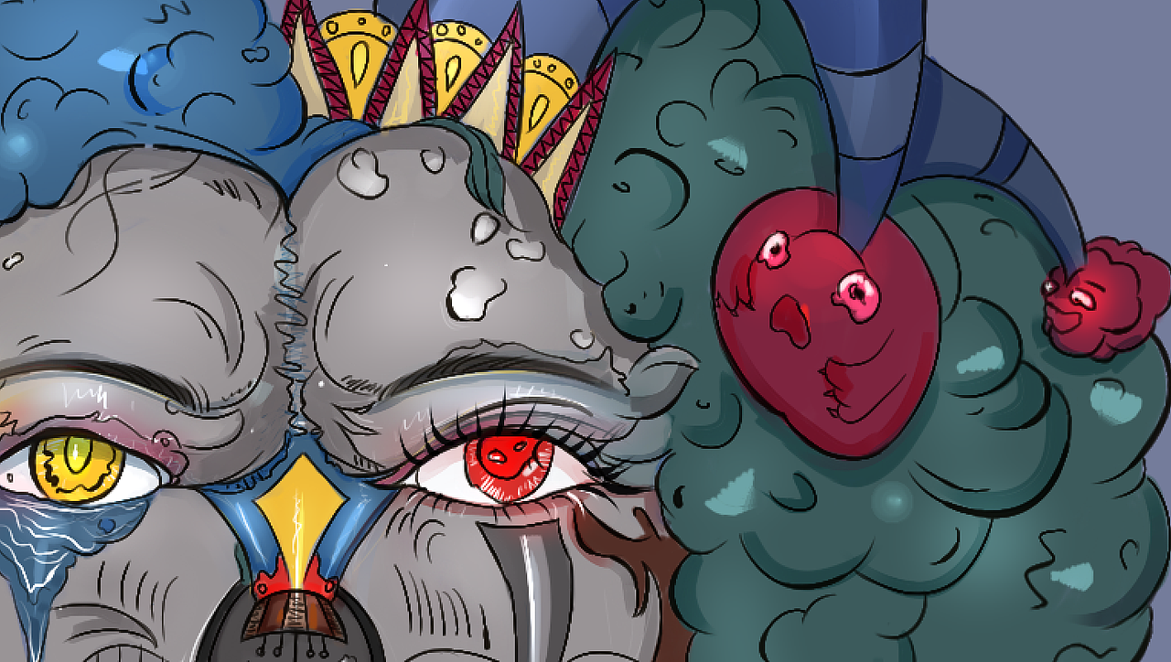 一个人的游乐园（图ZMjE3NTM2Mzcy） - 艺术插画 - 站酷设计师KUOKI_JH原创素材 - 站酷ZCOOL
