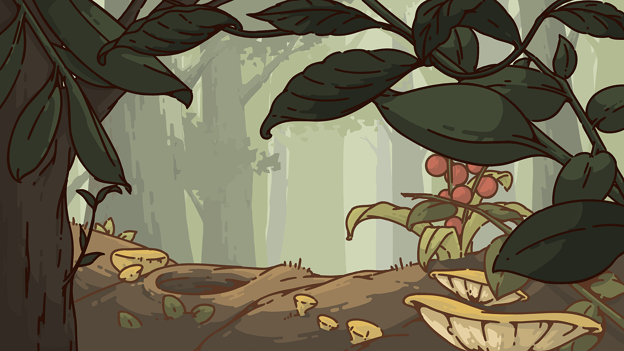 场景设计。小城。