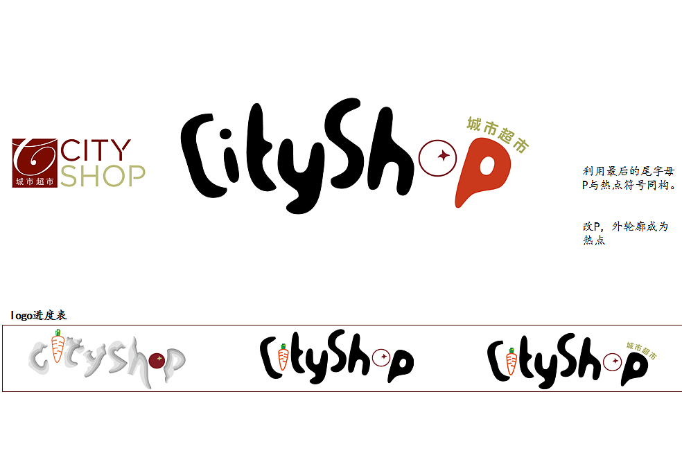 上海城市超市logo再设计