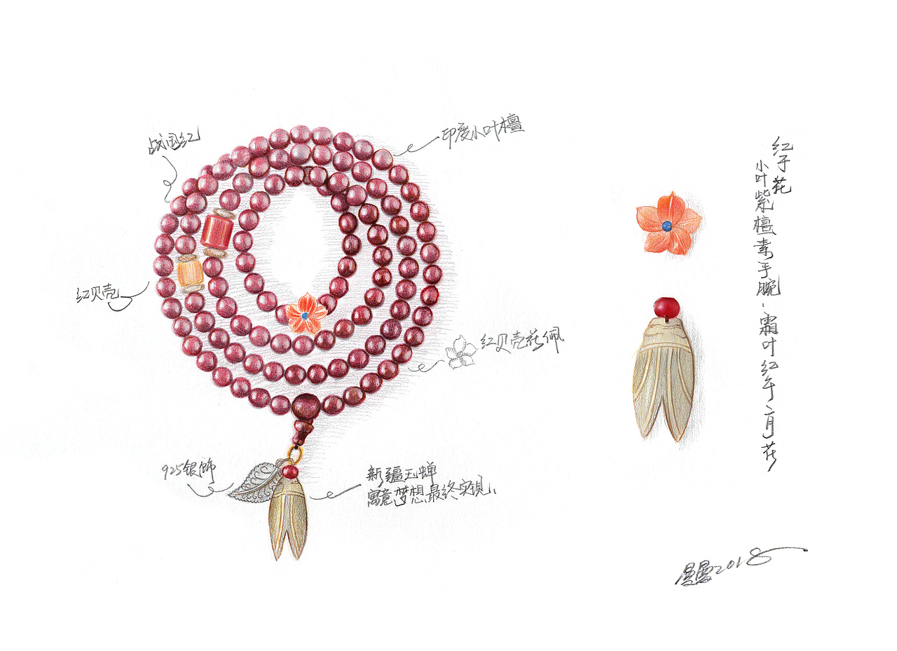 我让运营请大神画的一副手稿图。