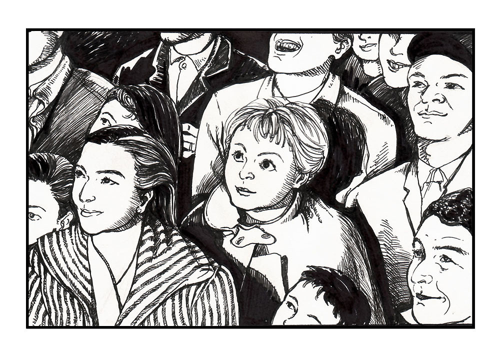 看电影画速写（图ZOTUyMjE0MA==） - 绘画 - 站酷设计师小尼尔森原创素材 - 站酷ZCOOL