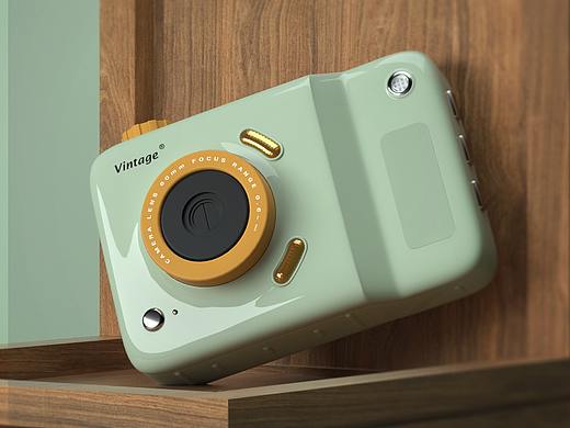 复古相机产品设计-C4D场景