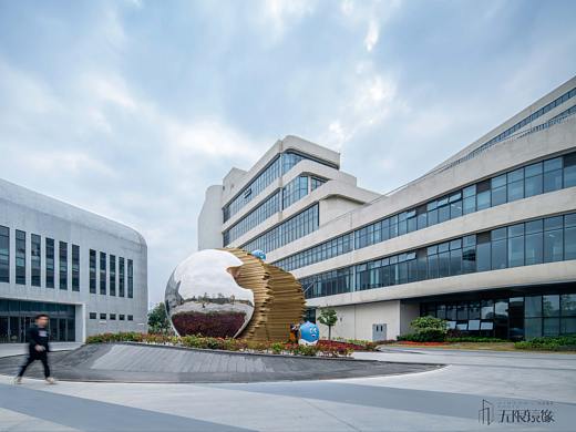 南海 教学楼中心  建筑摄影 