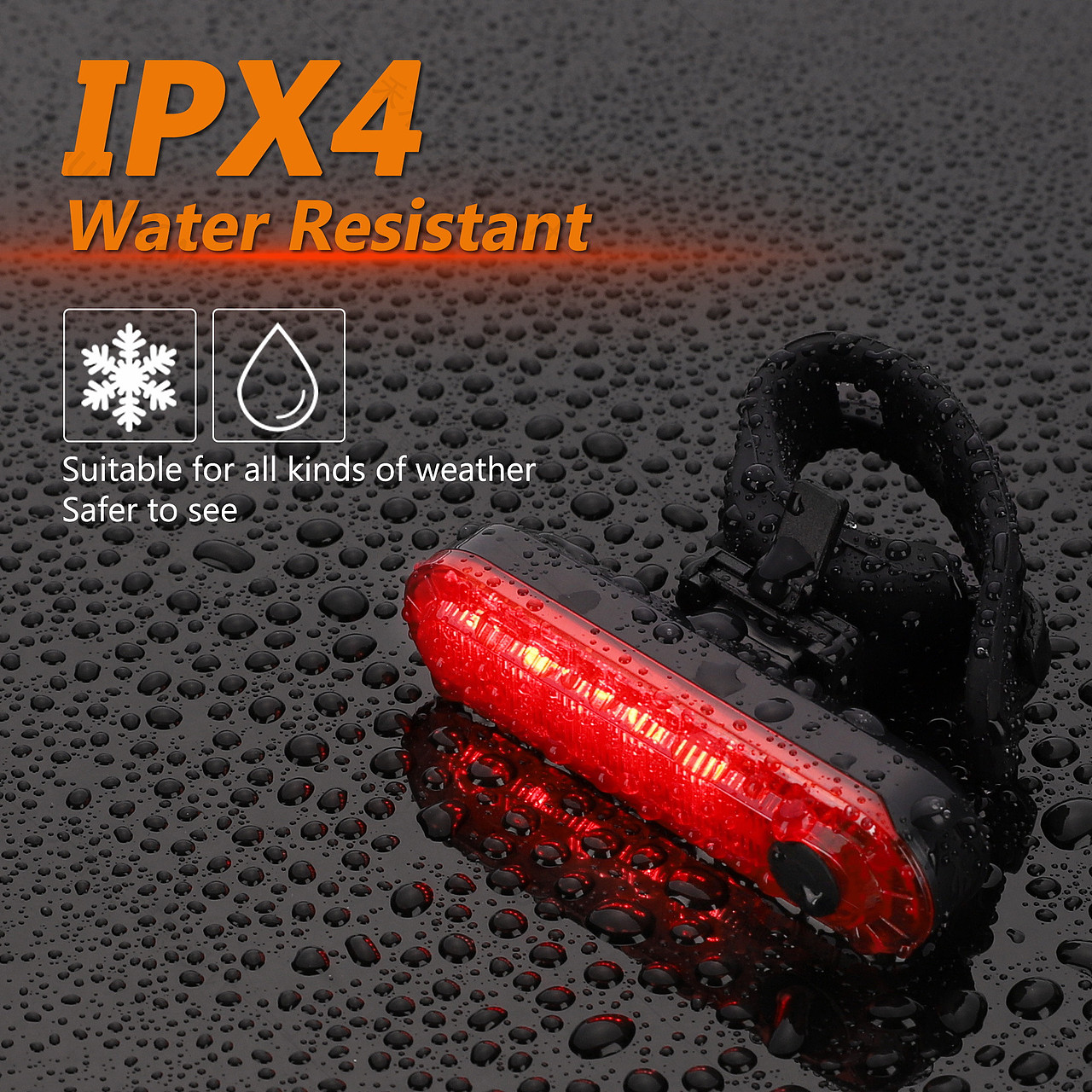 自行车尾灯 亚马逊主图 产品拍摄