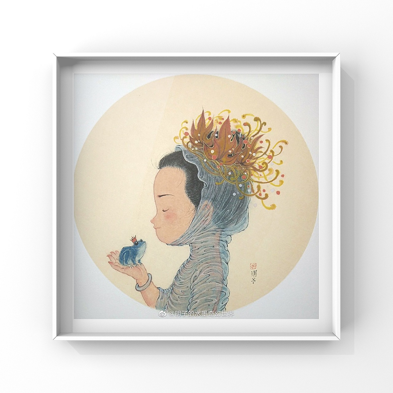 明子的水墨奇幻世界——《风信子系列》2,海量慎点。(图ZMjc3NTQzMzA0) - 绘画 - 站酷设计师明子水墨奇幻世界原创素材 - 站酷ZCOOL