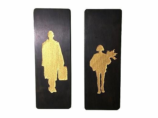 原创木质书签 正反双刻 这个杀手不太冷