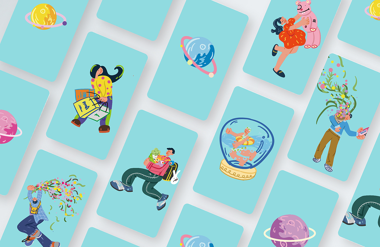 五星计划-商场主视觉画面设计