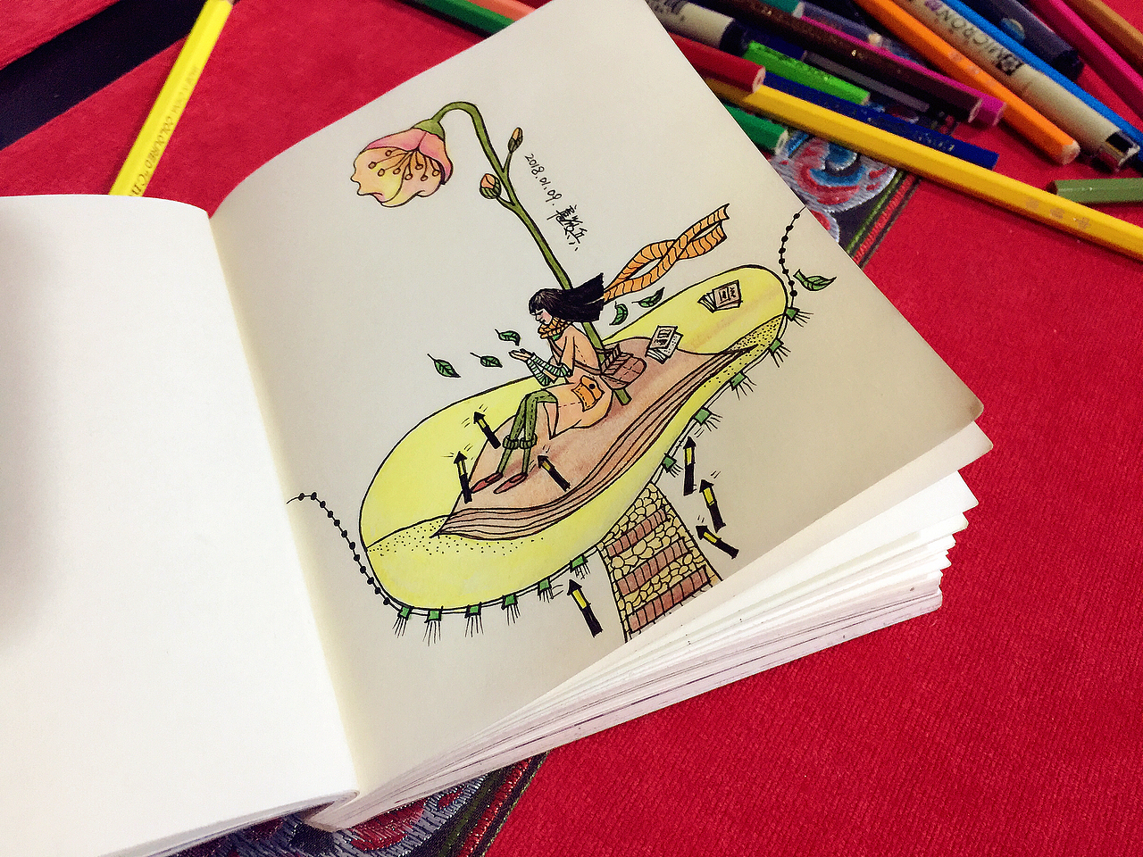 一叶扁舟•乘风远航（图ZMTAyMzM1NzY0） - 绘本 - 站酷设计师清清湖畔原创素材 - 站酷ZCOOL