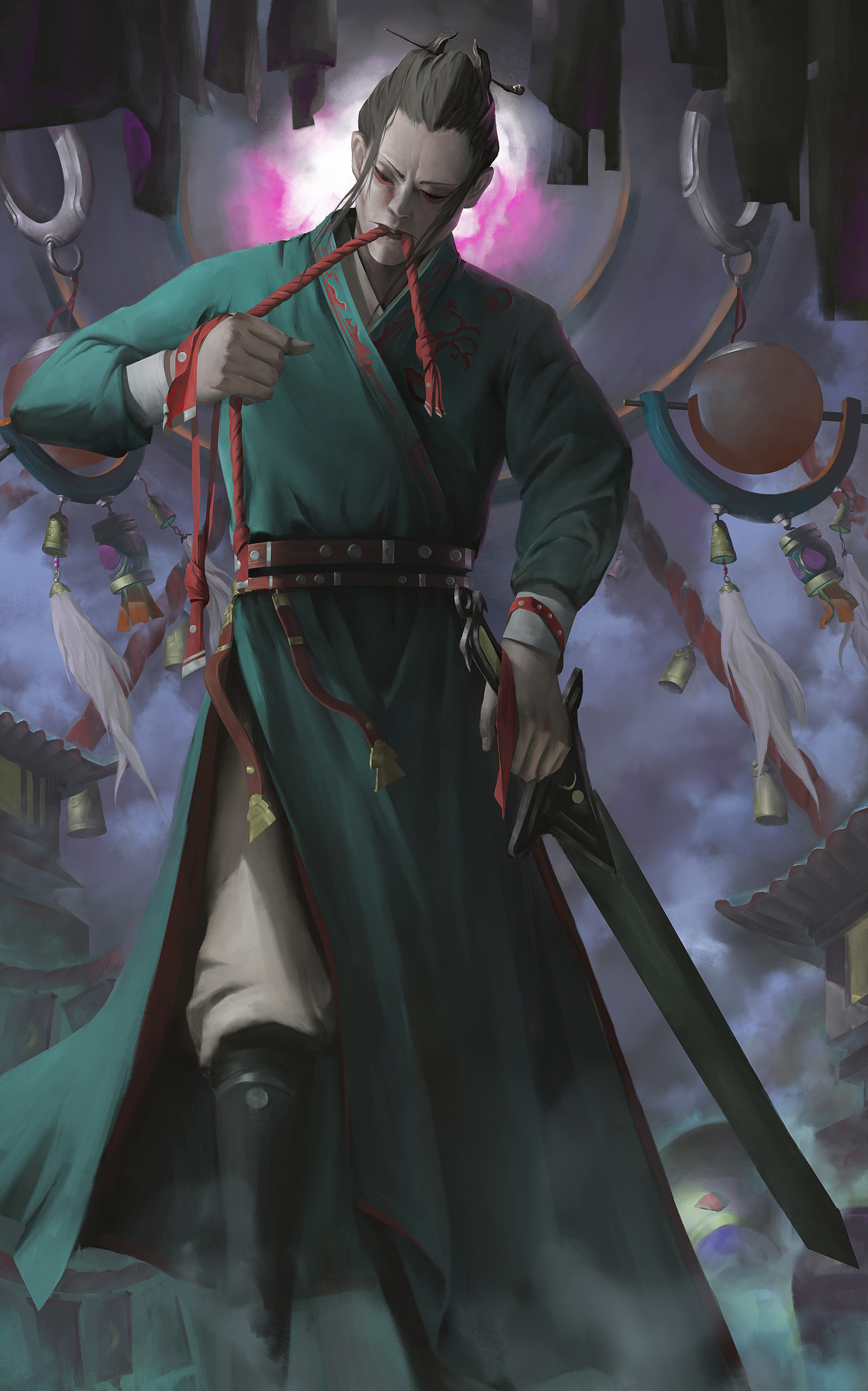 神魔|插画|商业插画|飞天机器人爆炸了_原创作品-站酷zcool