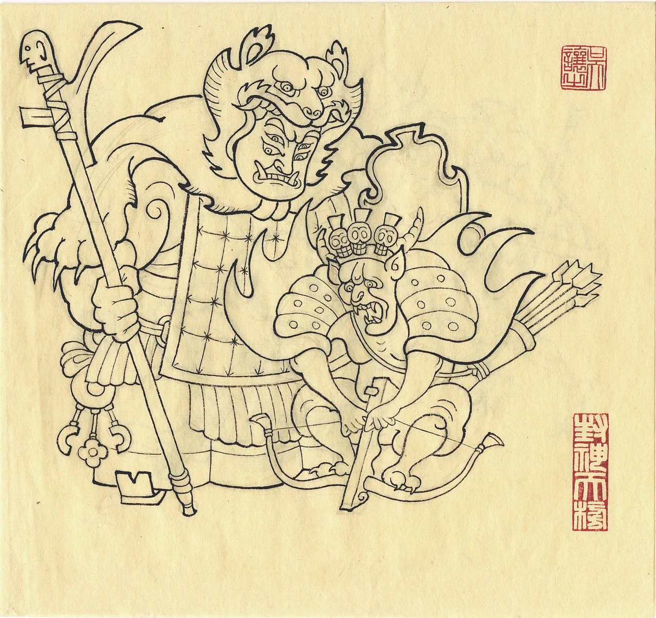 【乾坤封神绘卷】造型稿（图ZMjQwNjM2ODQ0） - 创作习作 - 站酷设计师啸林山人原创素材 - 站酷ZCOOL