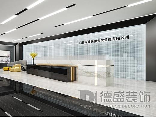 麻辣联盟餐饮管理有限公司-办公室设计,办公室装修（个人主页-ZMzE0MjEwNTI=） - 家装设计 - 站酷设计师办公室设计装修原创素材 - 站酷ZCOOL