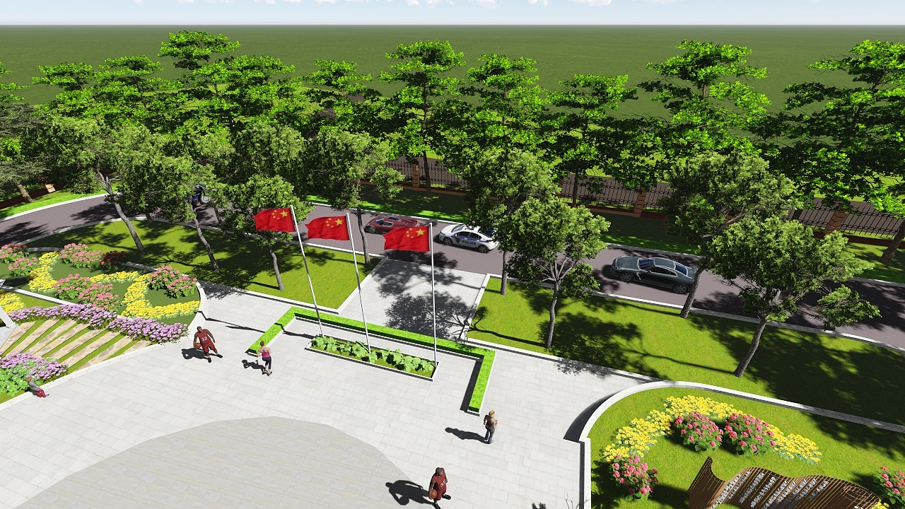 景观设计 公安景观设计