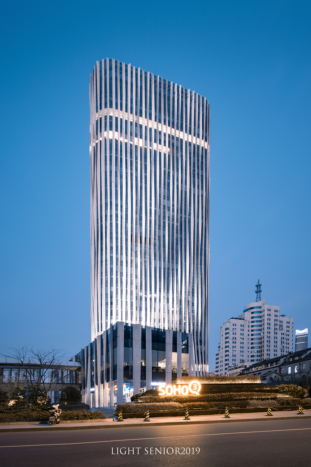 上海虹口soho夜景