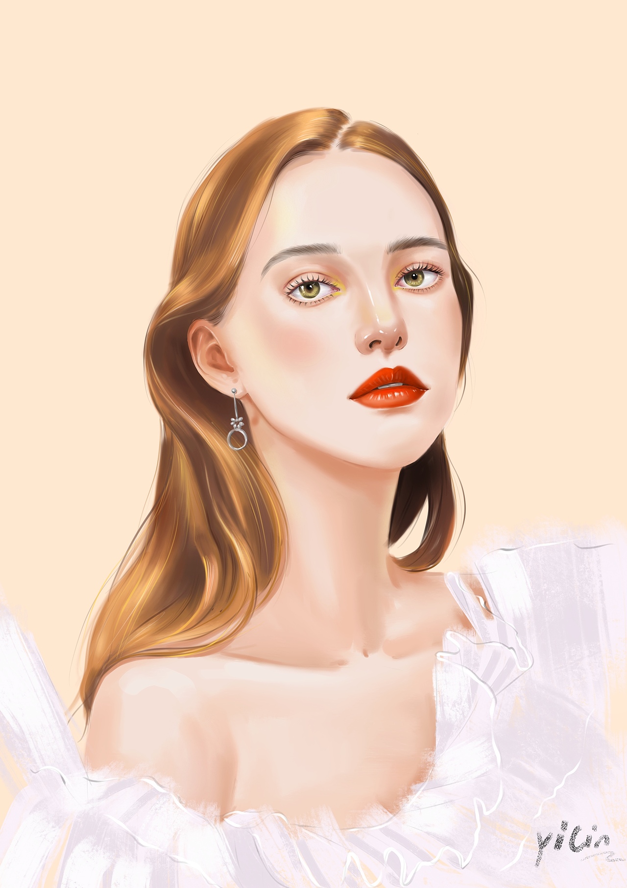 procreate时尚插画绘制步骤