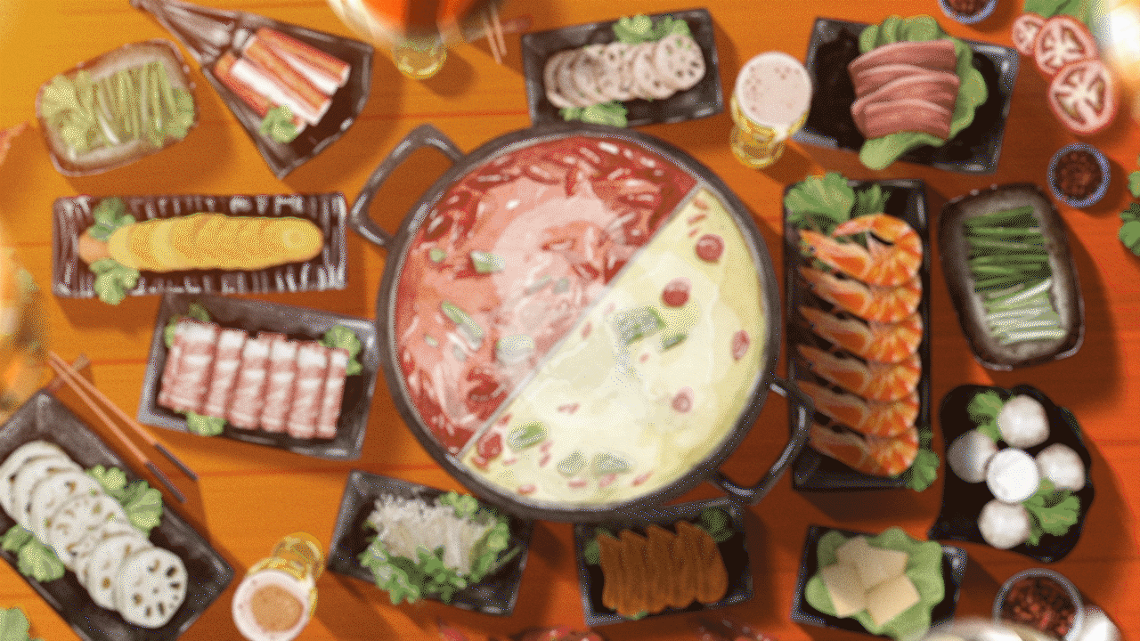 《一起火锅吧》片头动画设计