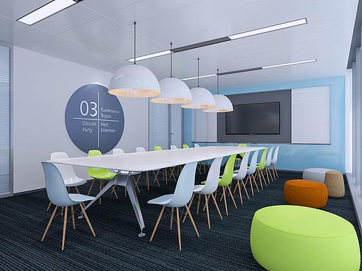 3DMAX2019+Vray 4.1Next 辦公室渲染練習(xí)（個(gè)人主頁-ZMzQ2ODc3NjQ=） - 家裝設(shè)計(jì) - 站酷設(shè)計(jì)師阿杰GhostDesign原創(chuàng)素材 - 站酷ZCOOL