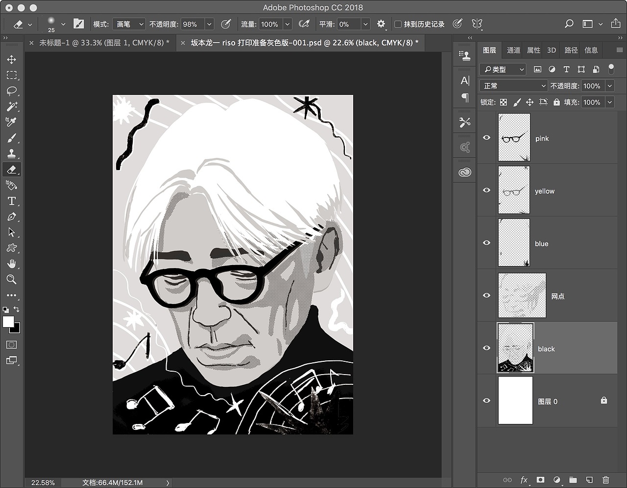 坂本龙一risoprint