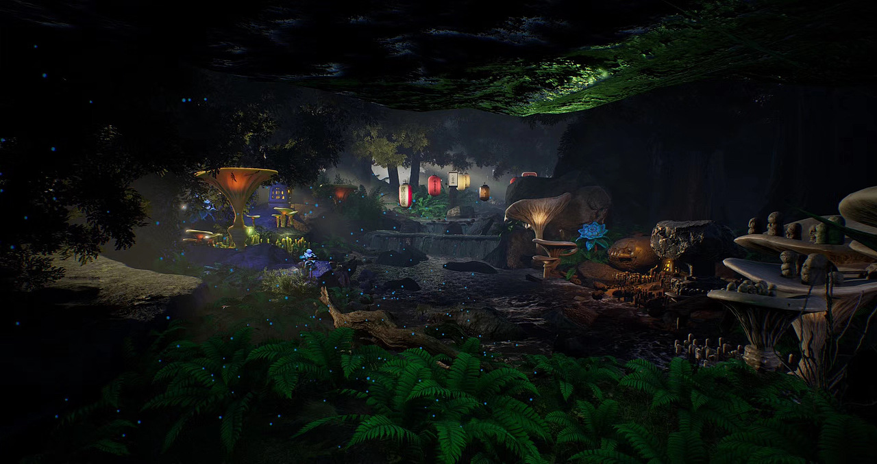 沉浸式设计-魔幻森林|三维|场景|wllljj_原创作品-站酷zcool