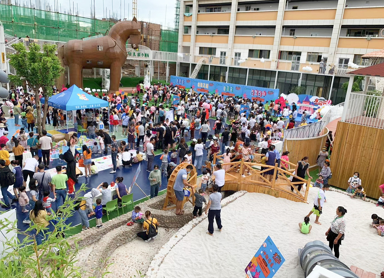 建水博苑新春幼儿园-木马节主题活动KV设计