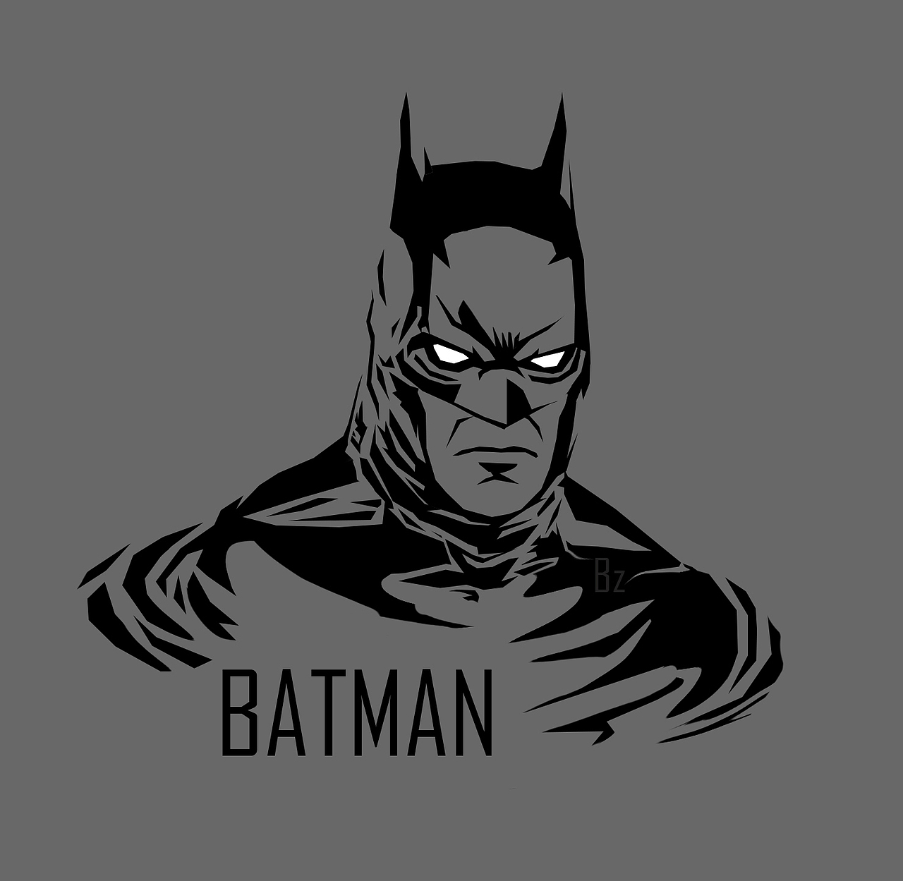 英雄人物黑白头像