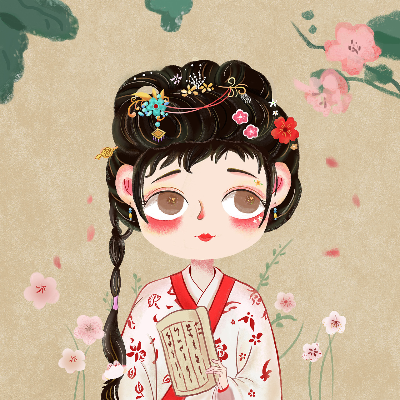 红楼梦·大眼可爱半身像