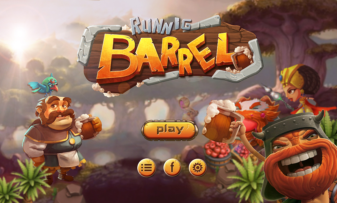 翻滚吧酒桶（图ZMzE3Njk4NjA=） - 游戏UI - 站酷设计师5Yui原创素材 - 站酷ZCOOL