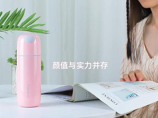 女士保温杯 保温杯 水杯拍摄制作