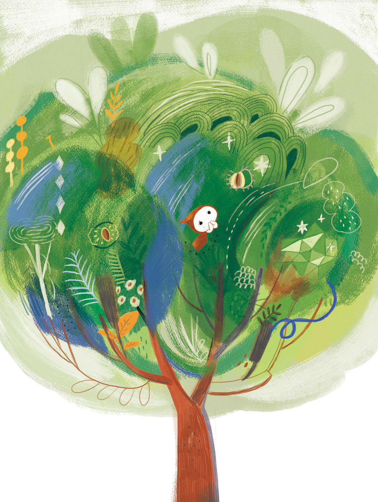 《金子美玲——天空的那头、月亮的歌谣》诗歌配图