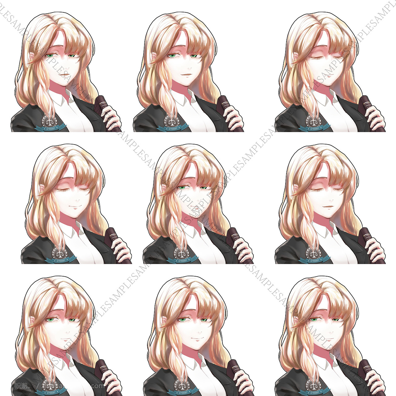 【头像稿件】coc跑团角色图