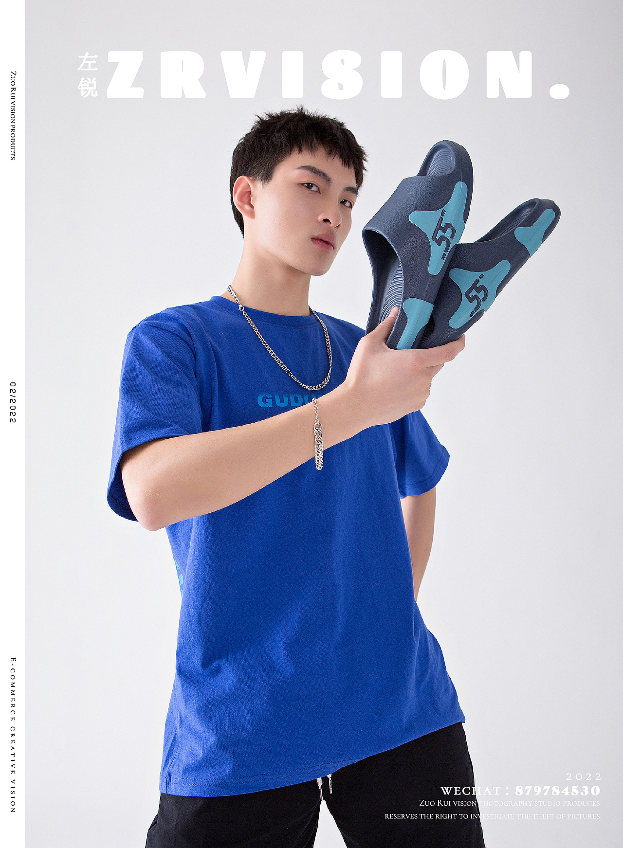 男女凉拖鞋家居室外拖鞋大牌简约风格拍摄拍照纯色背景