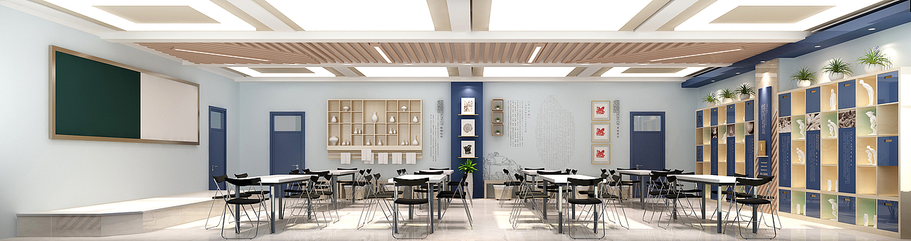 文化空间设计——西画美术教室
