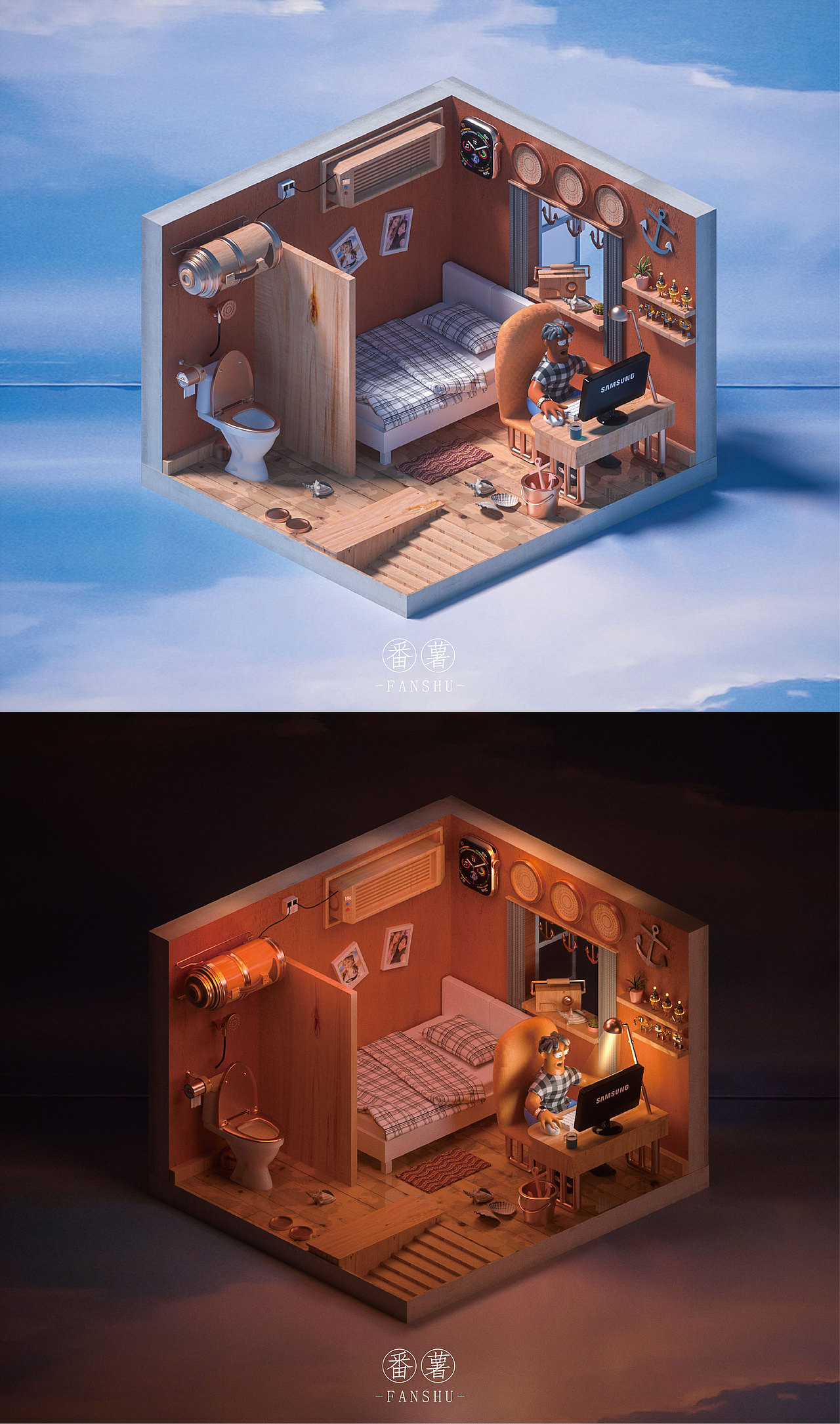 - 2019下半年年渲染作品总结（图ZMTkxNjQyMTE2） - 其他三维 - 站酷设计师我叫番薯负6原创素材 - 站酷ZCOOL