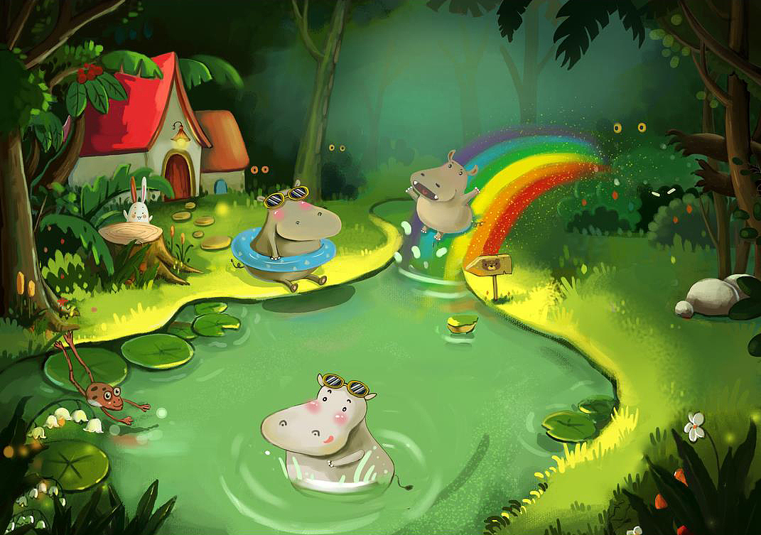 儿童插画（图ZMTM2MjA2MzA0） - 创作习作 - 站酷设计师yeeyo原创素材 - 站酷ZCOOL