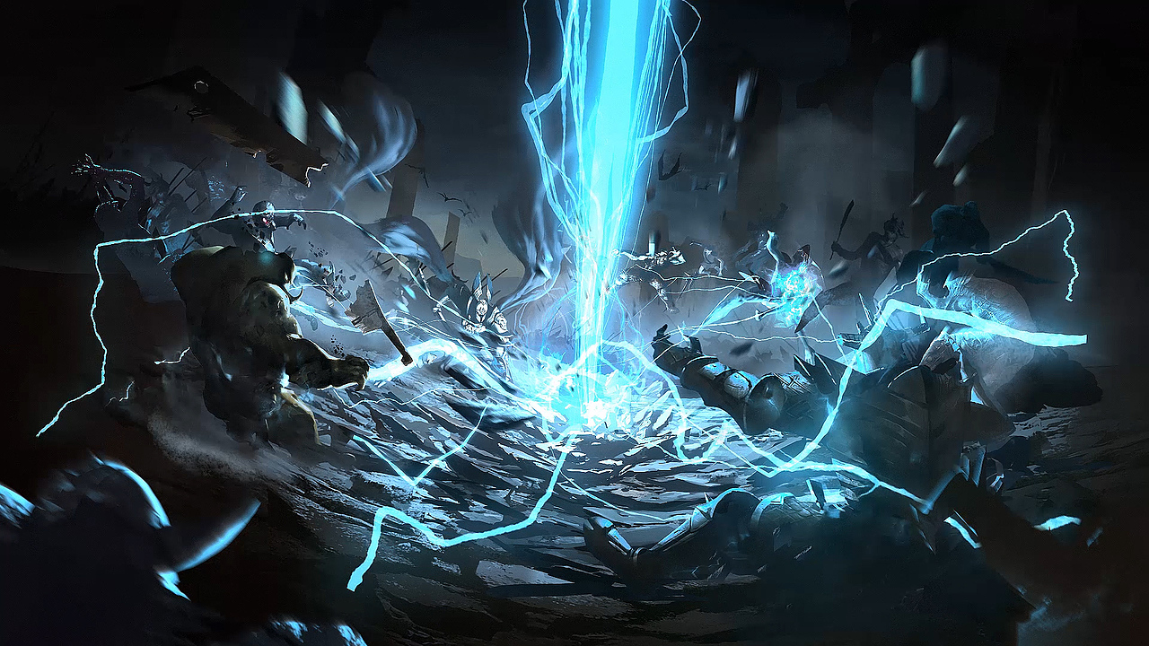 美式厚涂CG《拉结尔》:英雄集结，战斗开始