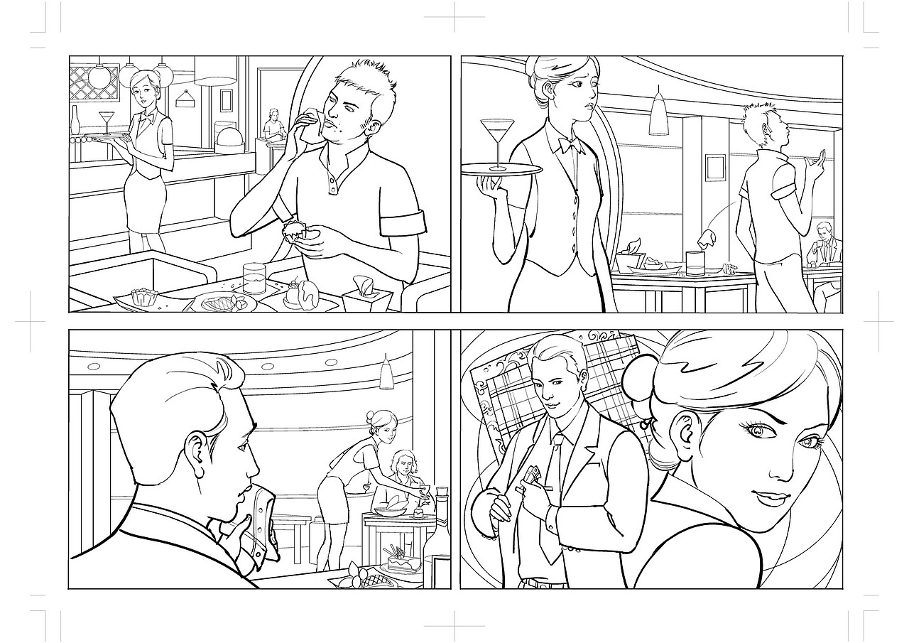 tvc脚本部分分镜|插画|商业插画|杨越绘画_原创作品-站酷zcool