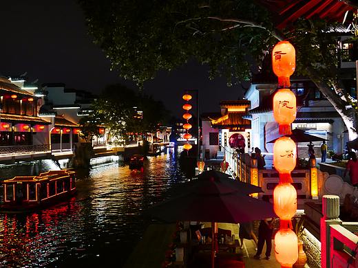 南京秦淮河 夫子庙 夜景