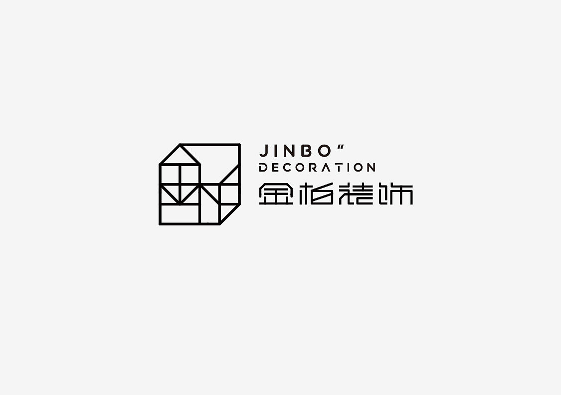 THINKRAY新锐案例 | 金柏装饰工程(图ZMTE3NTczOTY4) - Logo - 站酷设计师新锐品牌设计机构原创素材 - 站酷ZCOOL