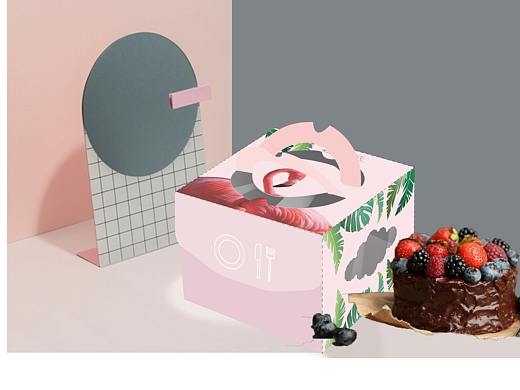 ins风蛋糕包装盒