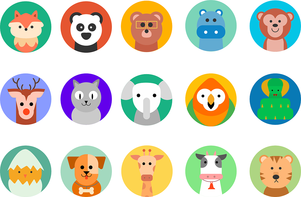 儿童卡通插画设计 矢量动物设计（图ZMTkwMTQ0NTYw） - 儿童插画 - 站酷设计师冉苒Aran原创素材 - 站酷ZCOOL