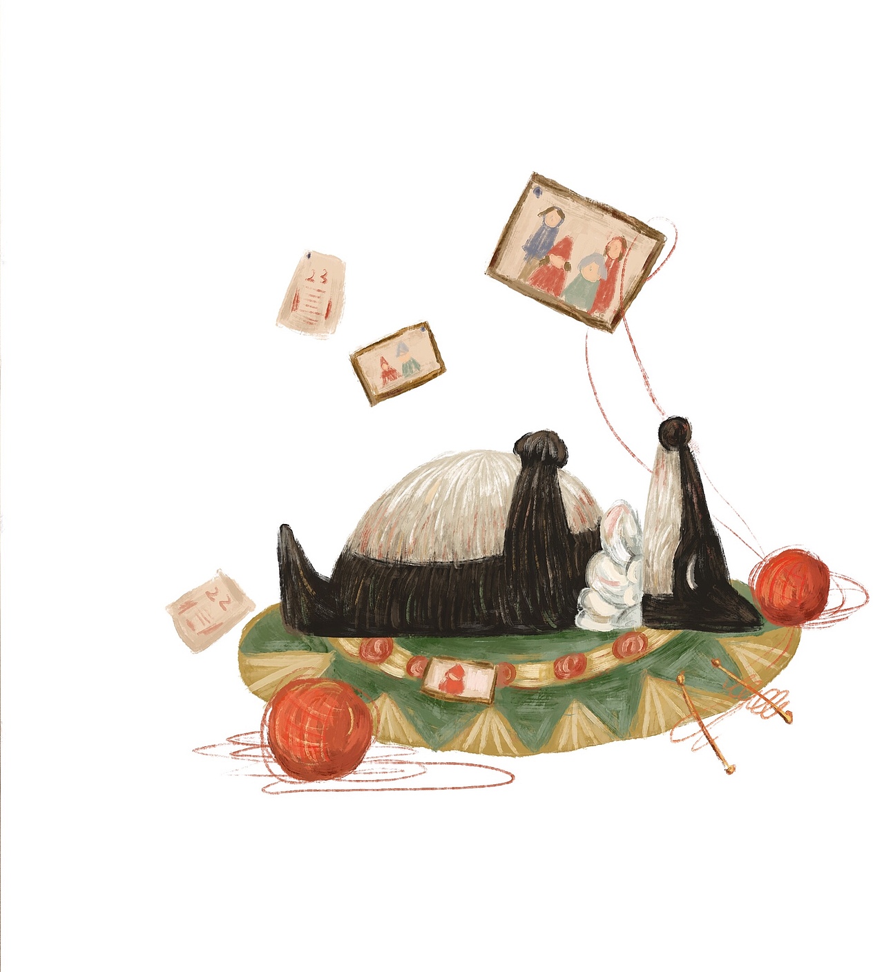 小红帽（图ZMTY0MjIzNTEy） - 儿童插画 - 站酷设计师晴子啊啊啊啊啊原创素材 - 站酷ZCOOL