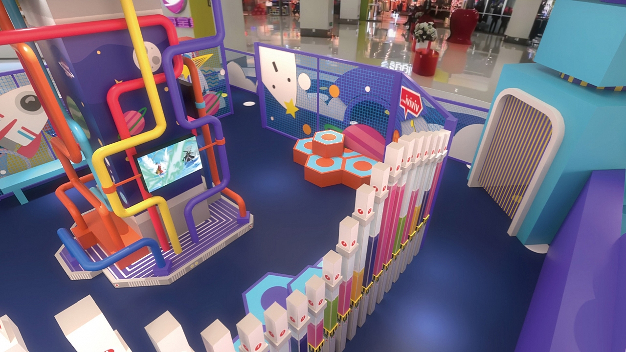 大连乐都汇室内美陈design