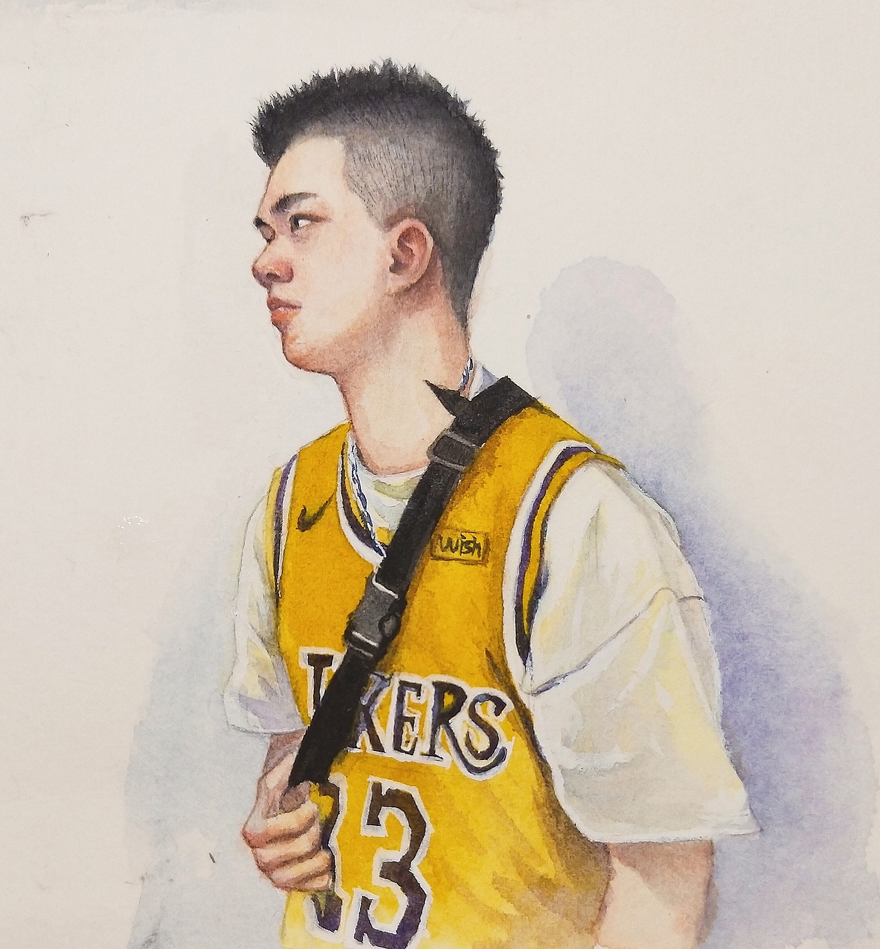 大学水彩人物部分图（图ZMjQ5OTI3NjI0） - 创作习作 - 站酷设计师壳枔原创素材 - 站酷ZCOOL