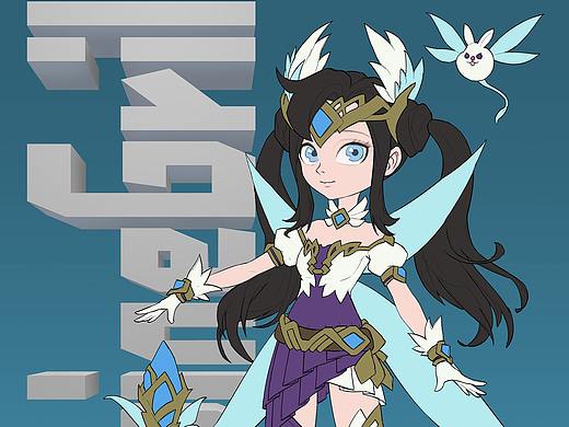 SpineGril-S3-泥金雪纱紫绸袍