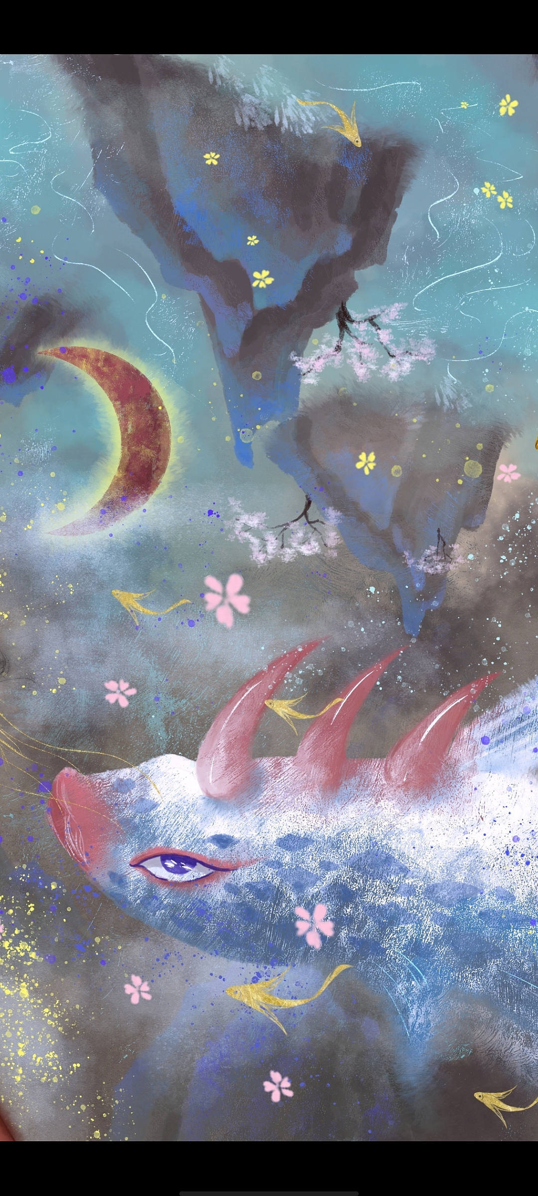 古风插画(花落情深)（图ZMjQzNDU0OTQ4） - 艺术插画 - 站酷设计师無琂ALin原创素材 - 站酷ZCOOL
