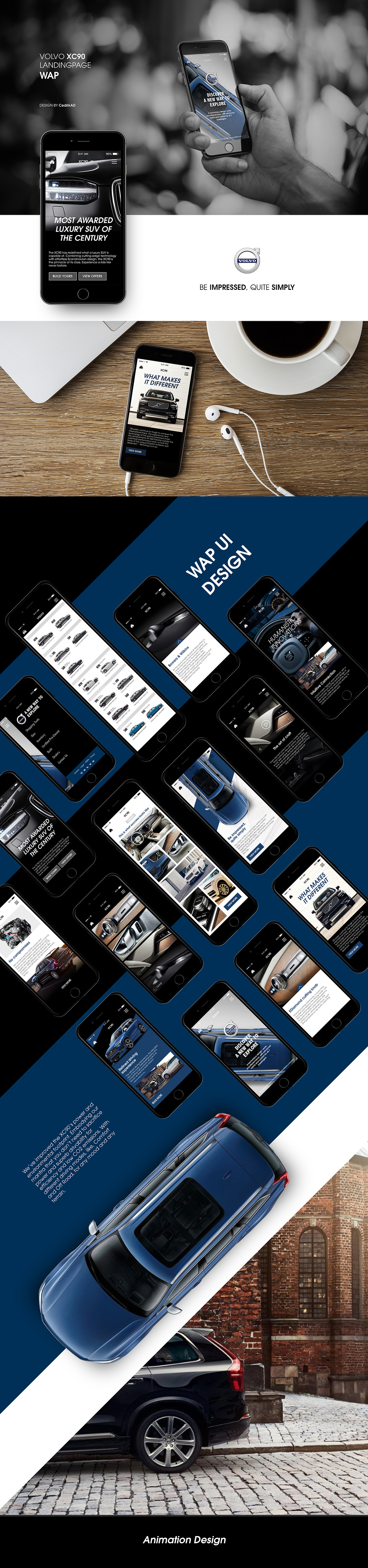 VOLVO XC90 LANDINGPAGE DISPLAY（图ZNzc1MTIwNDg=） - 企业官网 - 站酷设计师helmos原创素材 - 站酷ZCOOL