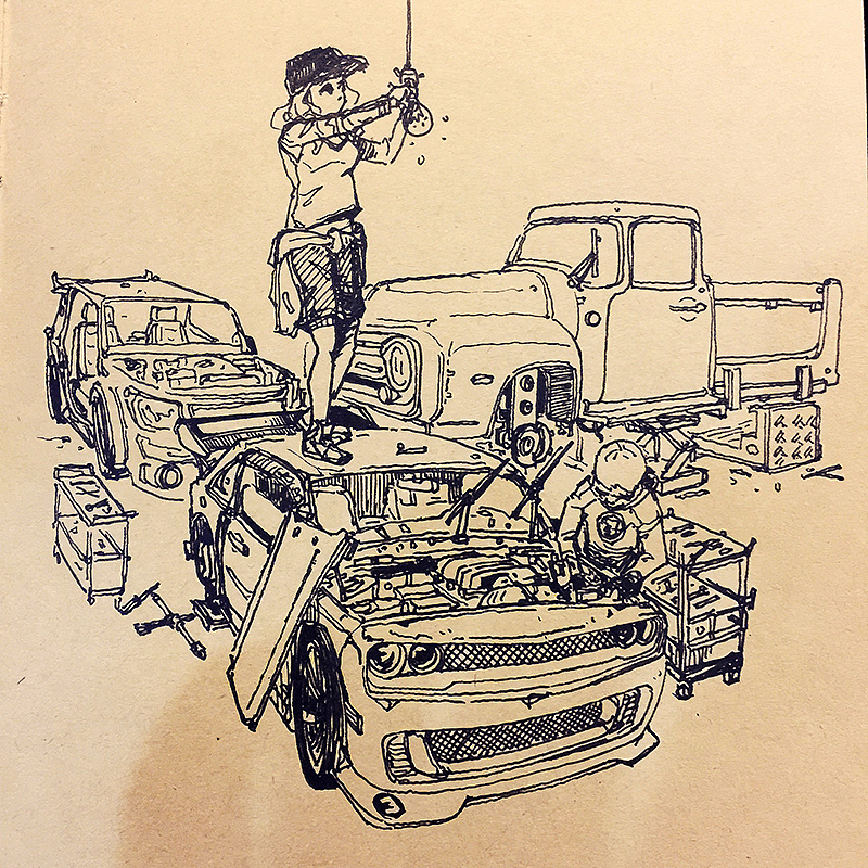 速写本（图ZMjU4MzAyMzY=） - 创作习作 - 站酷设计师画画的三哥原创素材 - 站酷ZCOOL