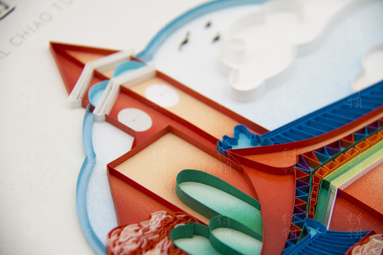 《吴泾十景》插画衍纸艺术（图ZMTY2NDYzODcy） - 其他手工艺 - 站酷设计师黎凯泉原创素材 - 站酷ZCOOL