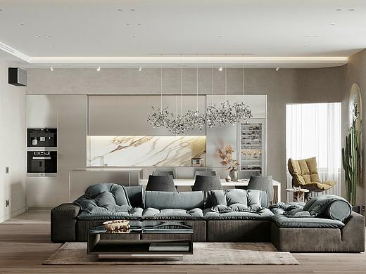 大平层空间设计！