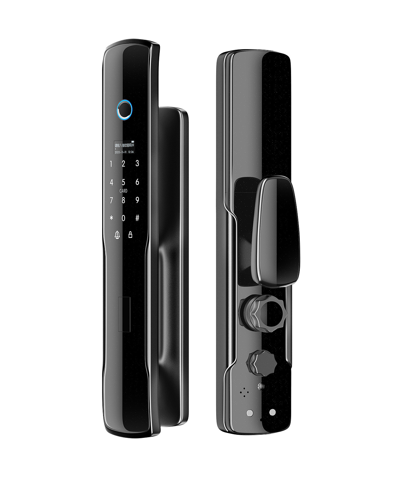 指纹锁 密码锁 建模 渲染 短视频